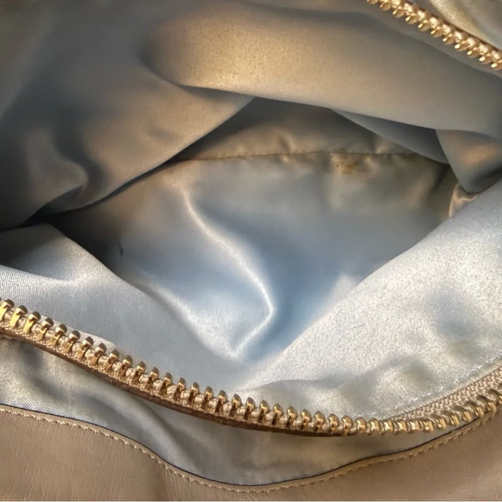 Coach Colette 16475 Signature Sateen Carryall Taupe Brown Tote